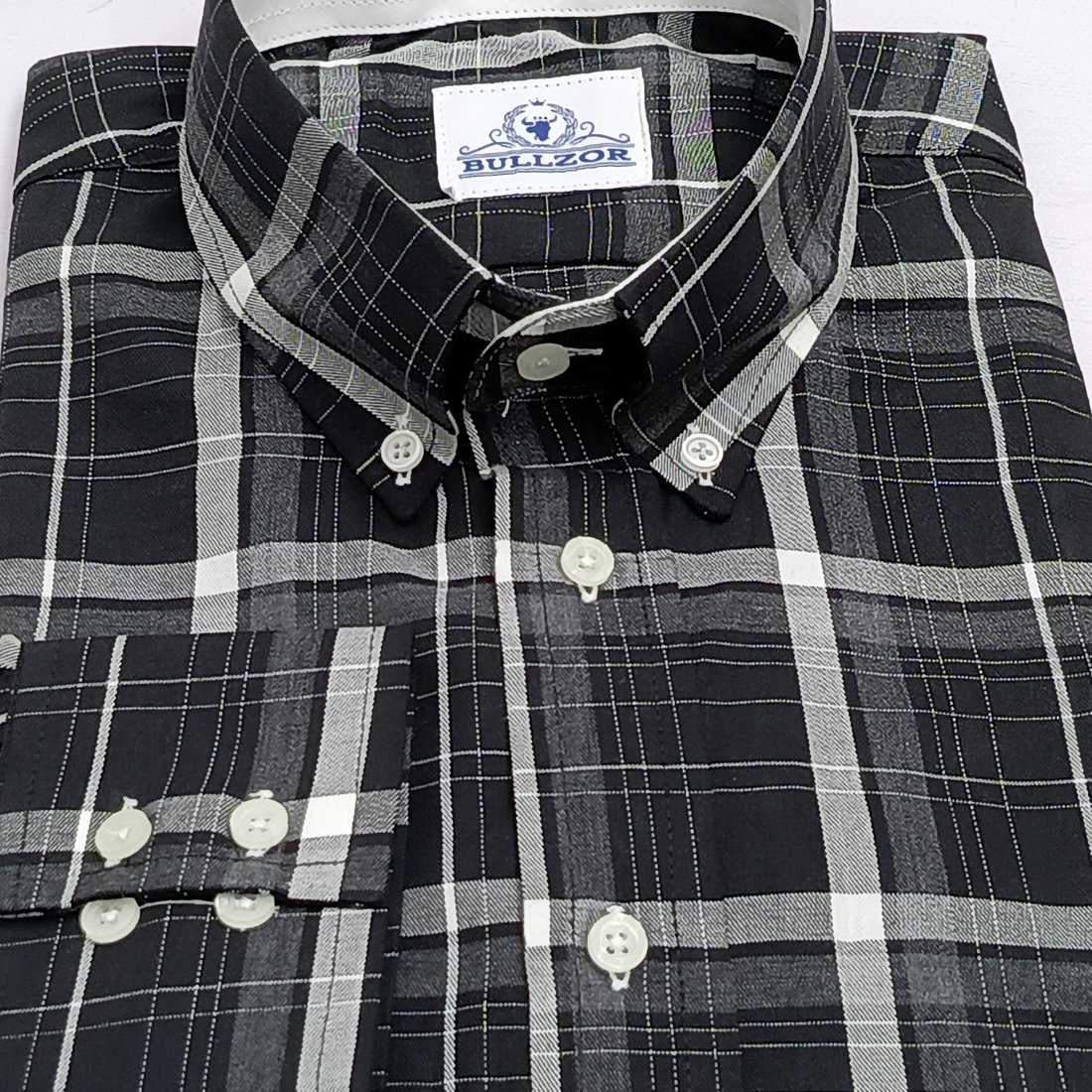 Black Window Pane Shirt