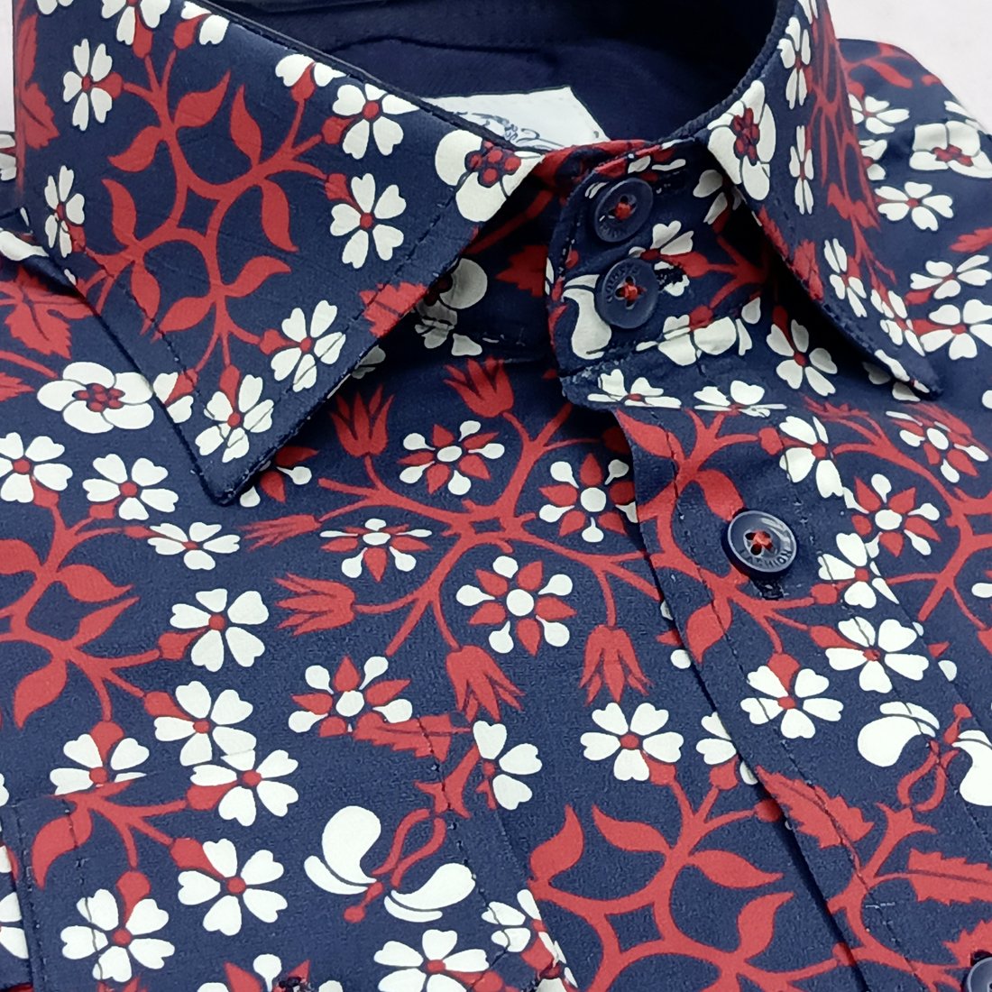 Red & Blue Floral