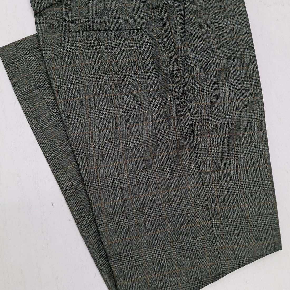 Brown Checkered Trouser
