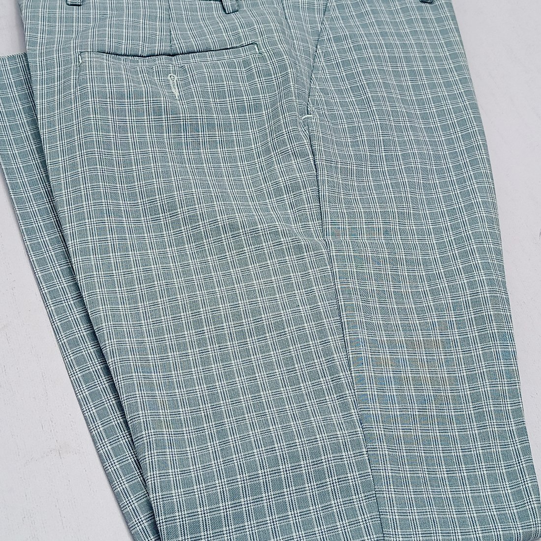 Sky Blue check Trouser