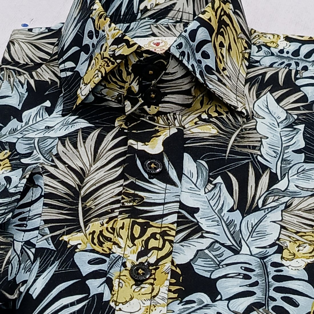 Black Floral Shirt
