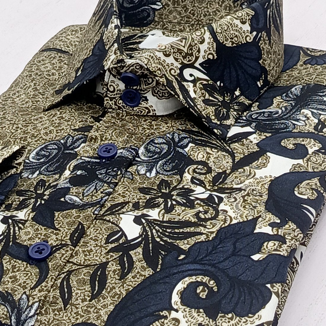 Black & Brown Floral shirt