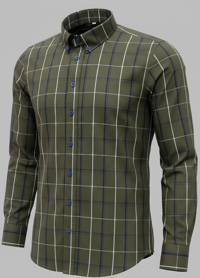 Army Green check image 1