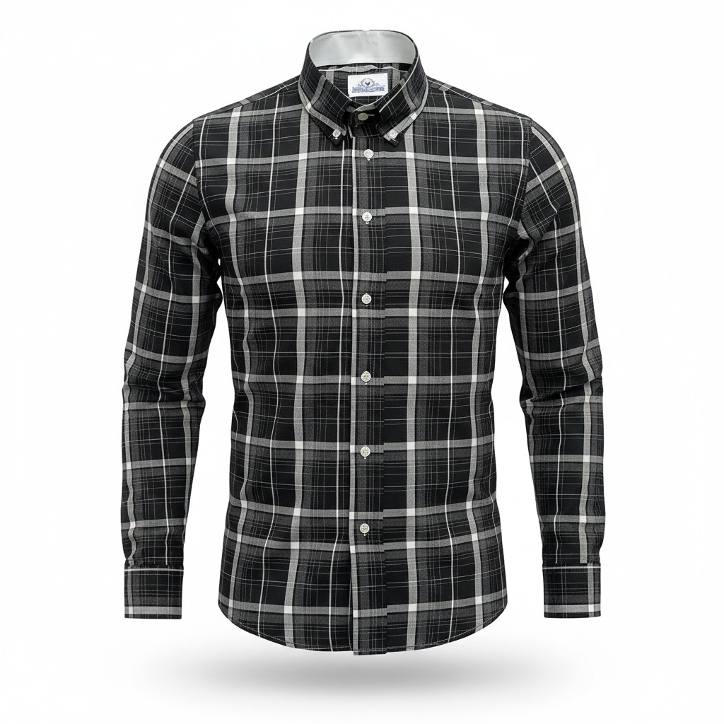 Black Window Pane Shirt image 1